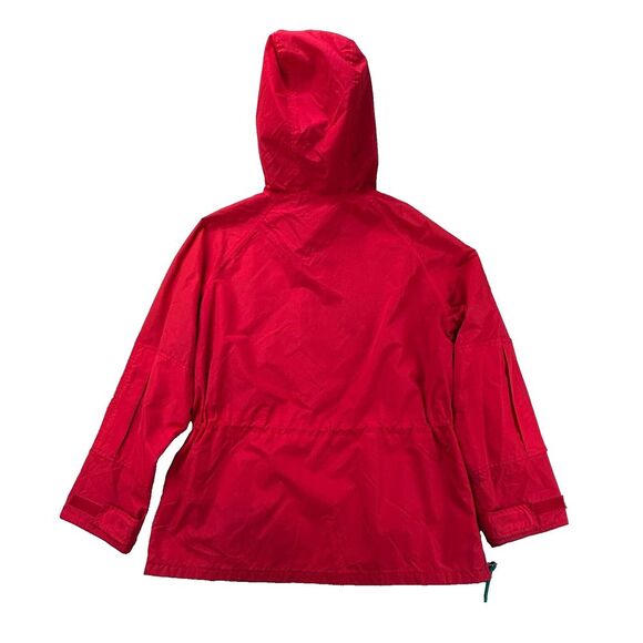 Columbia Sportswear 1/4 Zip Hooded Pullover Men L Red Ski Windbreaker VTG - Picture 3 of 15